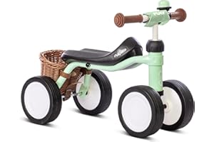 PUKY PUKYLINO Bundle | Laufrad für Kinder ab 1 Jahr geeignet | Optimale Mobilitätsentwicklung & Koordination | Hochwertiger Stahl mit stoßfester Pulverbeschichtung I Float-Laufräder | Pastellgrün