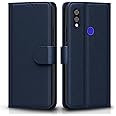 Pikkme Flip Cover Leather Finish | Inside TPU with Card Pockets | Wallet Stand and Shock Proof | Complete Protection Flip Case for Redmi Note 7 / Note 7 Pro/Note 7s(Blue)