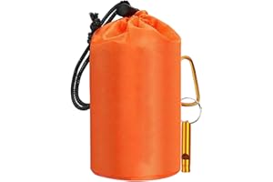 Kuashidai 4 Pcs/Set sleeping bags for camping Emergency Sleeping Bag 26 Micron Orange Portable Thermal Sleeping Bag for Camping Hiking