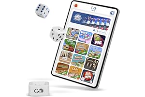 GOCUBE GoDice 2 Pack - The Connected Smart dice, Brings the Most Popular dice Games to Digital Life. Educational, Fun, and Innovative. Set of 2 dice with USB Charger.
