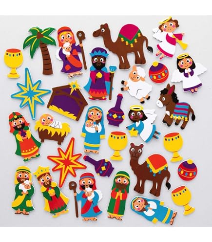 200 Adesivi Di Natale In Schiuma Per Bambini - Baker Ross FE765, Lavoretti Creativi Per Biglietti, Scrapbooking E Decorazioni Fai Da Te - 3
