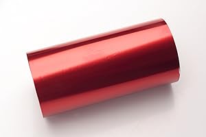 Fripac-Medis Rotolo di alluminio, 12 cm x 50 m, colore: rosso