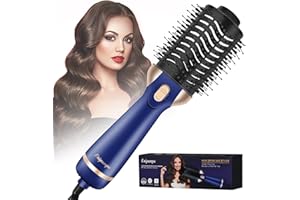 Unipampa 4 en 1 Brosse Soufflante, one-step Sèche-cheveux volumisant, Brosse Cheveux Brushing avec 3 Températures,Brosse à air Chaud,1200W Céramique Brosse Chauffante pour Sécher, Lisser, Volumiser
