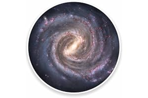 DESTINATIONVINYL 2 x 15cm/150mm Milky Way Solar System Space Galaxy Vinyl Sticker Decal Laptop Car Travel Luggage Label Tag #9561