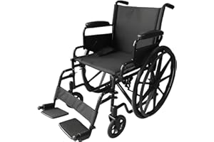 App Life Sedia a Rotelle Pieghevole Leggera ad Autospinta, Dispositivo Medico Classe I per Disabili/Anziani Acciaio con Braccioli, Pedane ribaltabili Estraibili