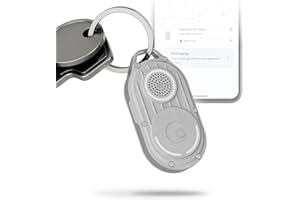 Rolling Square AirNotch Pro– Portachiavi Bluetooth Localizzatore Bluetooth Compatibile Solo con Android Google Find Hub Tracker Suono360° Batterie Sostituibili Smart Tag Impermeabile Fosforescente, x1