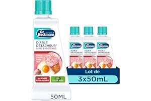 Dr. Beckmann Liquide Set de 3 Diable Détacheur Sang & Protéines Non parfumé 50 ml 3 Unités
