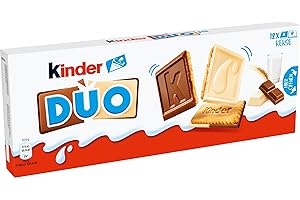 Kinder Kinder Duo Chocolate Milk Kinder Herbatniki - opakowanie 12 sztuk - 150 g