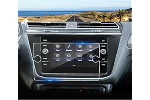 Coleya Films de Protection d'écran de Navigation Compatible avec VW Tiguan 2 2020-2023, Tiguan Film Protecteur d'écran en Verre Trempé, 9H Anti-rayures GPS Protection d'écran (8 Pouces)