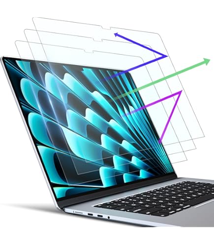 Anti Glare & Blue Light Screen Protector For MacBook Air 13 Inch M1 (2018-2020) - SGS Tested Eye Strain Reduction