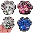 4 Stück Cat Paw Squishy | Weiche Katzenpfoten Stressball Spielzeug