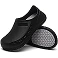 Men Non Slip Chef Shoes, Waterproof Oil Resistant Kitchen Work Clogs, Food Service Shoes for Restaurant