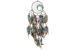 CBEI Dream Catcher,Handmade LED Dream Catchers for Bedroom Hanging Decorations Ornaments Craft for Girl Bedroom Accessories Blessing Gift(Pink)