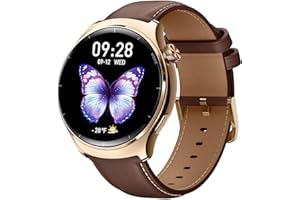 Mibro Lite3 Pro Montre Connectée Homme Femme 1,32" avec Appel Bluetooth, Supporte 150+ Sportifs Mode, SeekBeats, GPS, Fitness Tracker, Étanche 5ATM (Or Rose)