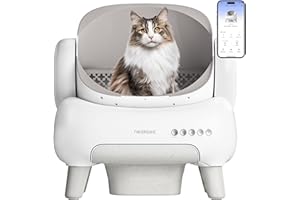 Neakasa M1 Plus Lite lettiera gatto autopulente aperta, lettiera automatica grande, controllo App, sicura, pulizia istantanea, senza odori e igienica – ideale per gatti grandi e famiglie multi-gatto
