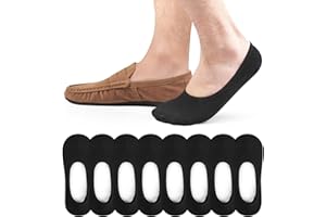 Caldodo Skarpety męskie do sneakersów, 43-46, 39-42, stopki, 8 par, bawełniane skarpety męskie, oddychające, niewidoczne w bucie