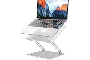 BESIGN LS10 Soporte Portátiles, Soporte de Aluminio Ergonómico para Portátiles Compatible con Portátile de Entre 10-14"