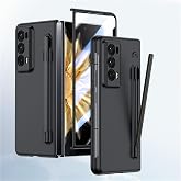 TIANYUE Honor Magic V2 Case, with S Pen and Pencil Slot, Built-in Screen Protector Case for Honor Magic V2