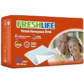 Freshlife Yatak Koruyucu &Ouml;rt&uuml; 60x90 cm 30 Adet