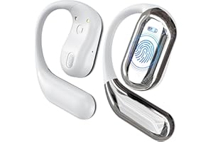 BOYTOND Ultra Open Ear Earbuds - Bone Conduction Headphones Wireless Bluetooth, Waterproof Deep Bass Earphones for Fitness and Running, Secure Fit for Small Ears, Sweat-Resistant for Workouts