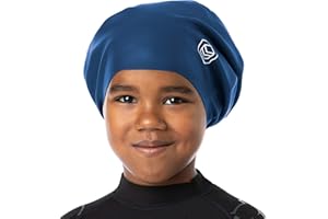 SOUL CAP - Kids Swim Cap – Large Swimming Cap for Children with Long Hair, Braids, Dreadlocks, Weaves, Extensions, Curls & Afros – Silicone