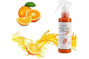 ZOOARTS Foot Peeling Spray Orange Oil,Foot Peeling Spray That Remove Dead Skin, Remove Dead Skin Within Seconds,Hydrating Nourish Peel Off Spray,Exfoliating Peeling & Calluses on Feet,110ml