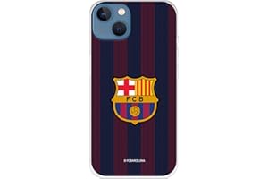 LA CASA DE LAS CARCASAS Funda para iPhone 13 del FC Barcelona Rayas Blaugrana para Proteger tu móvil. Carcasa para iPhone de Silicona Flexible con Licencia Oficial de Licencia Oficial FC Barcelona