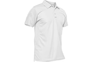 KEFITEVD Polos Transpirables para Hombre al Aire Libre Manga Corta Secado Rápido Camisetas de Camping