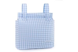 Mi bollito - Sac organisateur de poussette pour maman, sac poussette bébé, multifonctionnel de grande capacité pour ranger (bleu)