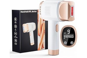 OUPSEEN IPL Hair Removal Device, 3-in-1 HR/SC/RA Laser Hair Removal Device, 9 Energy Levels, LCD Touchscreen, 999,900 Flashes, at-Home IPL Hair Remover for Women & Men, Full Body, Fast & Effective