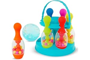 B. toys – Auf geht's zum Bowling! – Bowling-Set – Bowlingspiel mit 6 Pins und Kugel – Spiel für drinnen und draußen – Spielset für Kleinkinder, Kinder – 2 Jahre +