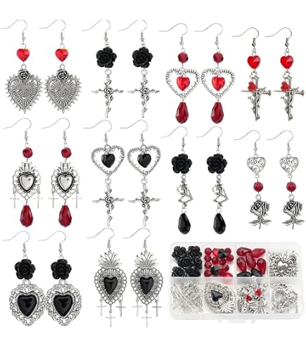 SUNNYCLUE Halloween Armbänder DIY Set – 6 Sets Mit Spinnen, Särgen, Perlen Für Schmuckbasteln