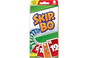 Mattel Games 52370 Skip-Bo, Kortspel, Flerfärgad, 20 x 89 x 17,5 cm