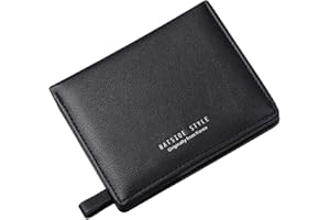 RRANCharltu Portafoglio Donna Piccolo in Pelle Portamonete Piccoli con Cerniera e chiusura a Scatto Scomparti per Carte Multipli