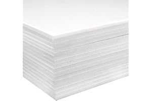 16 Pack A3 Foam Boards AHUNTTER White 5mm Thick Polystyrene Foam Core Sheets Large Styrofoam Board for Crafts (297 x 420mm)