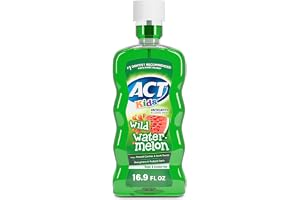 ACT Kids Anticavity Fluoride Rinse Wild Watermelon 16.9 Ounce Original Version