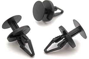 VVO Fasteners- Black Plastic Rear Bumper & Trim Fastener Clips for Vauxhall Astra, Cascada, Mokka, (Pack of 10)