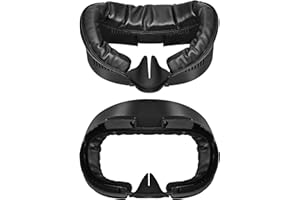 TRANSNOVO Face Cover Interfaccia Facciale Compatibile con gli Accessori Meta Quest 3, Spugna Addensata e Morbido PU Cuscino Pad Sostituzione, Buona Traspirabilità e Effetto di Blocco della Luce