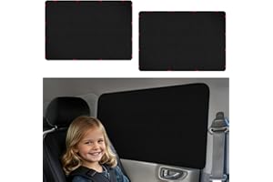 ZATOOTO Magnetic Car Curtains, UV-Blocking Car Window Shades for Baby, Protects Children and Pets in The Back Seat, Provides Privacy, 2-Pack, 3 Sizes,100 * 54cm