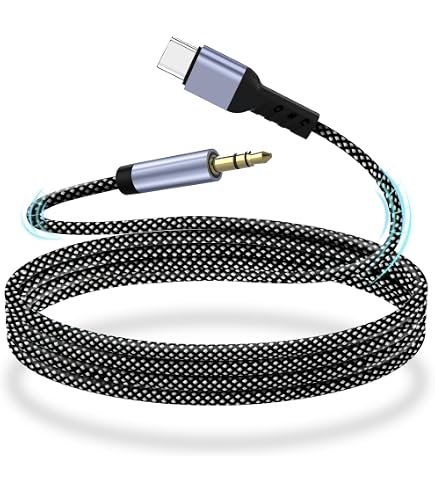 Cavo USB C A Jack Aux 3,5 Mm – Adattatore Stereo In TPE Per Galaxy S23, S22, Pixel, Auto E Altoparlanti