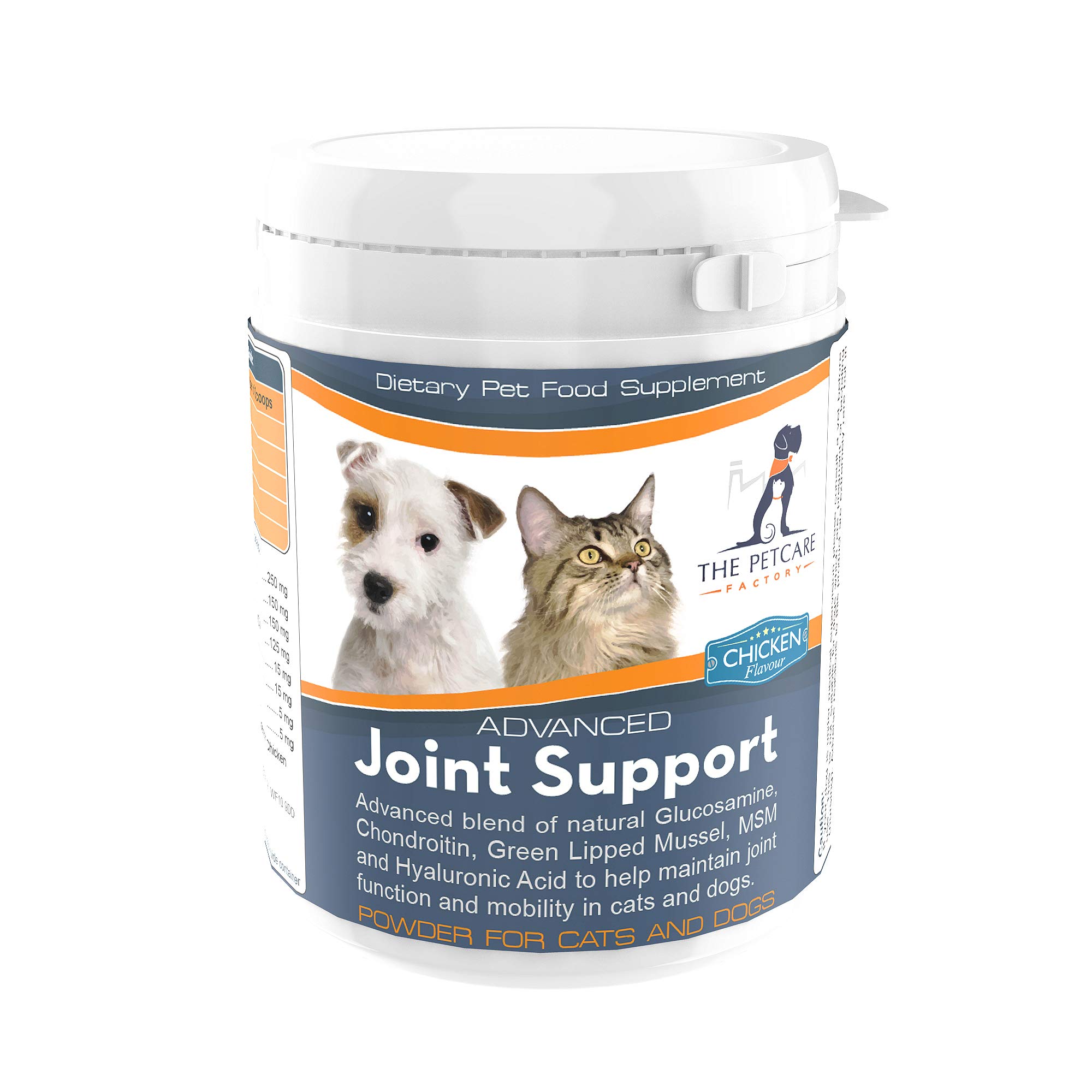 Advanced Joint Support Supplement Powder For Cats & Dogs, With Powerful
