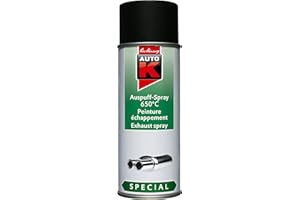 AUTO K AutoK KWASNY 233 099 Special Auspuff-Spray schwarz 650°C Lackspray 400ml