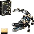 WINGIFT 541 Piece Crocodile Building Sets,Sea Creatures Creative Model Building Kit,STEM Dinosaur World Park Building Toy, Mechanical Animal Brick Set,Christmas Birthday Gifts for Boys,Teens, Adults