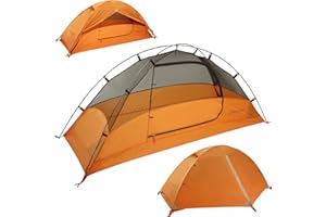 Clostnature Crux Lightweight Camping Tent - 1/2/3/4 Man Tent, Waterproof & Windproof 3 Season Tent, Double Layer, Compact Easy Setup Design for Hiking, Backpacking, Festivals, Family Camping, Outdoor