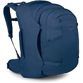 Osprey Farpoint Men's Travel Backpack, 55L, Antique Blue