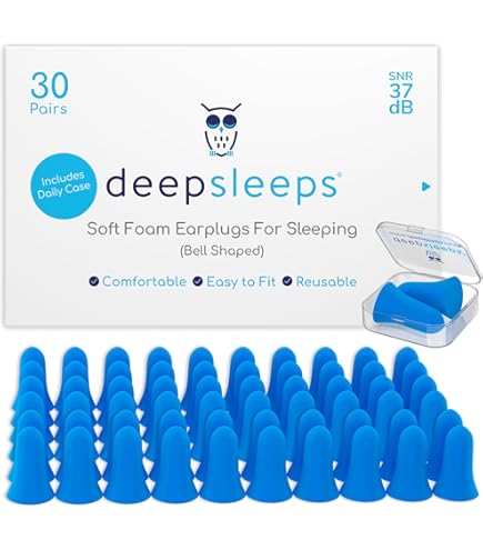 Ear Plugs Sleep Foam 30 Pair Soft Noise Cancelling Earplugs Snoring