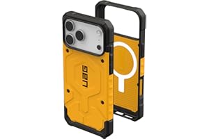 Urban Armor Gear Pathfinder MS Case compatibile con Apple iPhone 17 Pro Max Custodia (Ricarica wireless/magnetica, Protezione dalle cadute di livello militare) heritage giallo