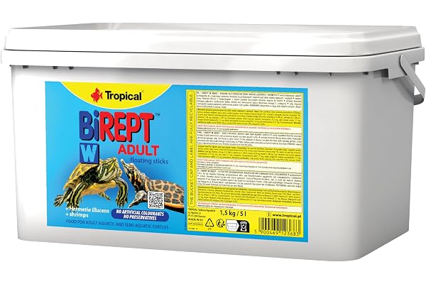 Tropisk sköldpadda mat ätpinnar birept W vuxen 5L / 1,5 kg