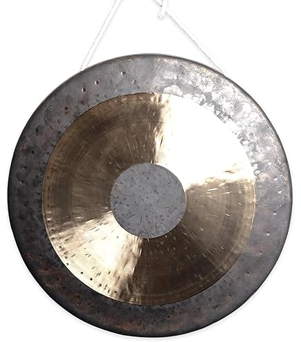 ISKDJBJG Mini Bureau Gong Table Carillon à Vent Instrument De Percussion Cymbales Gongs Avec Maillet Pour La Décoration Intérieure Cadeau De Pendaison De Crémaillère-C Installation Facile