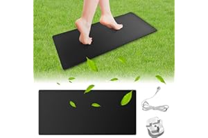 IPALAMILA Grounding Mat,Grounding Sheet, Grounding Mat UK for Improved Sleep,Reduced Anxiety, Pain, Inflammation, Headache Relief, Balance,grounding mat Earthing UK,Earthing mat (30 * 100cm)